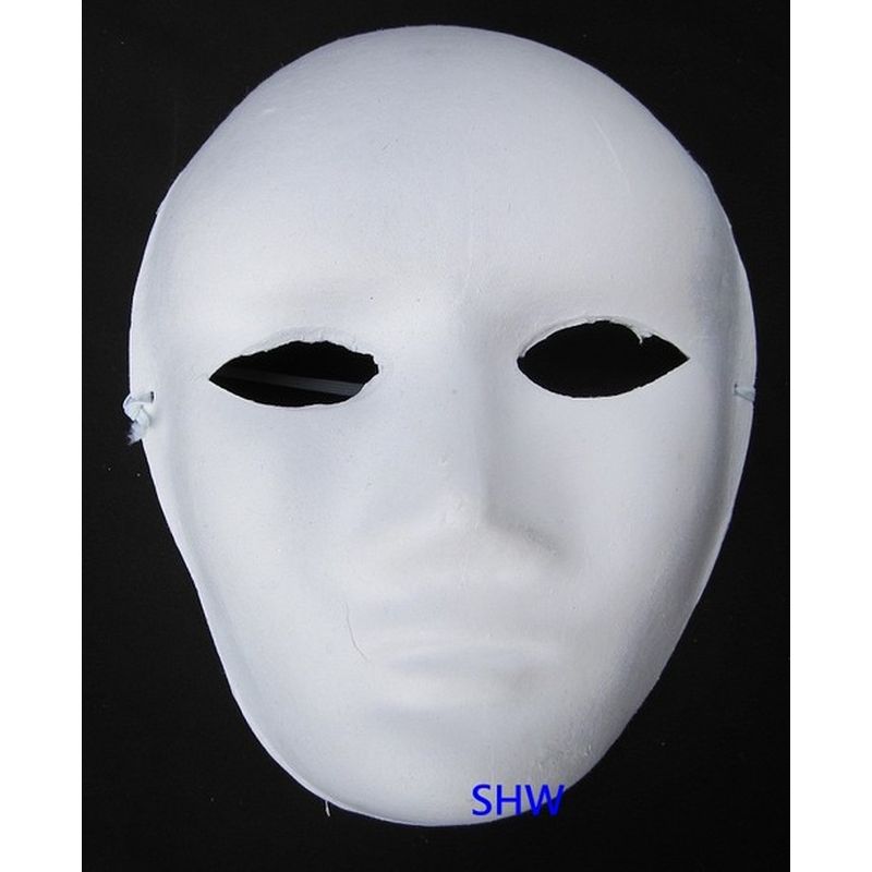 YB-2730  DIY男臉彩繪紙漿面具