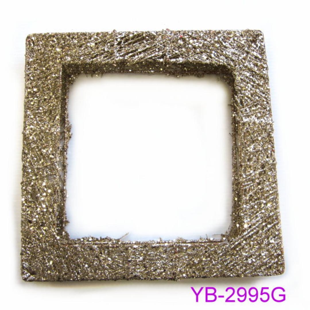 YB-2995 立體金蔥四方鐵工藝
