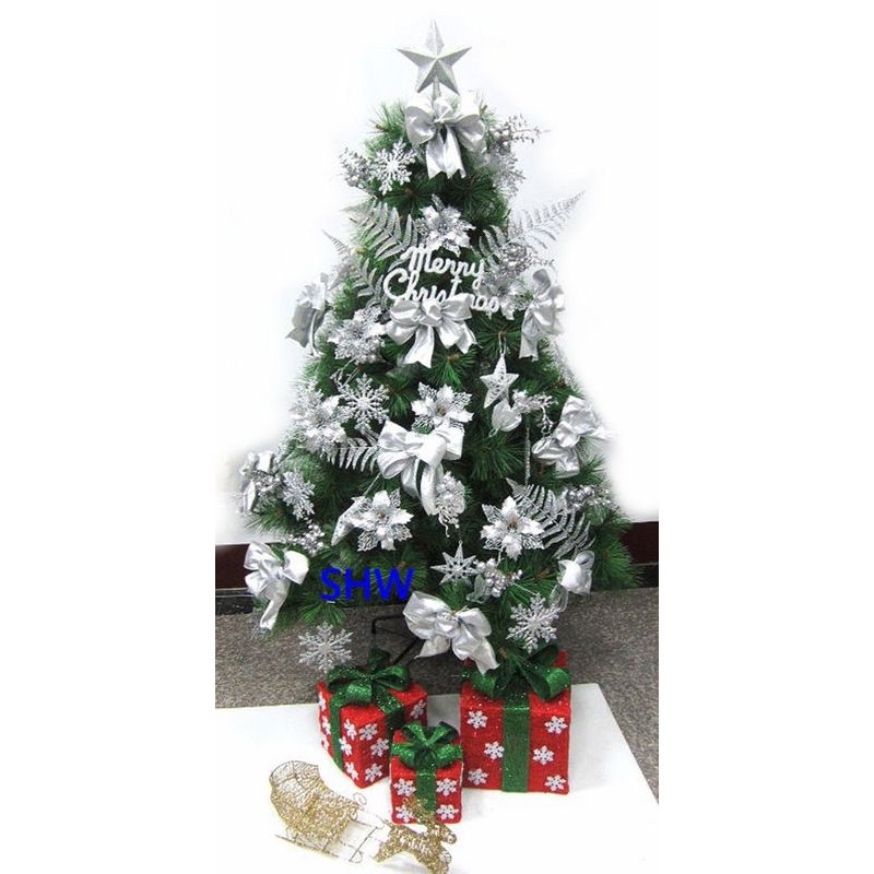 豪華松針聖誕樹-銀色系