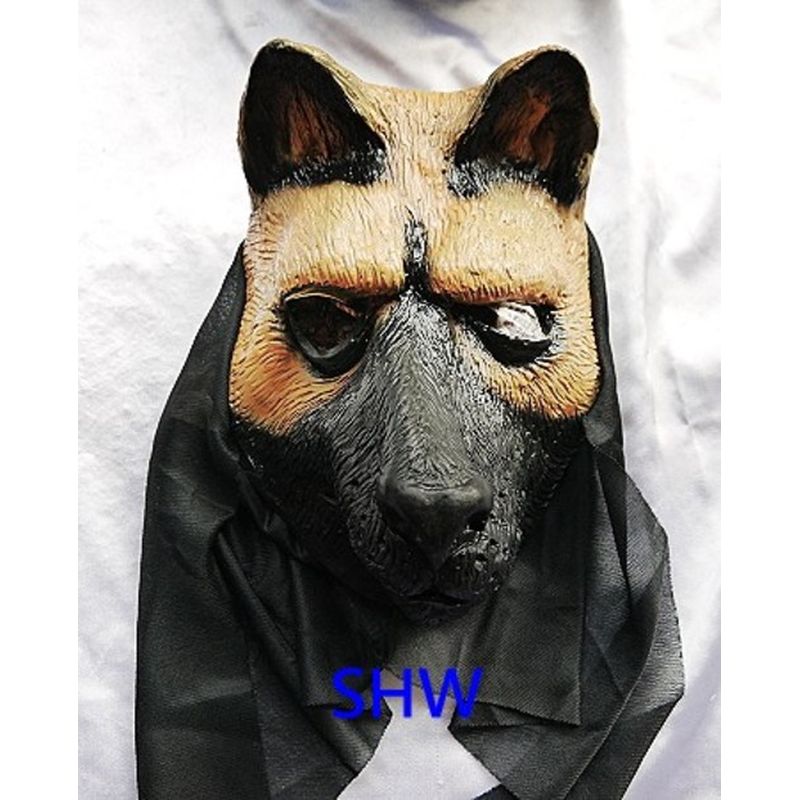 YB-2725 動物軟膠小狗面具