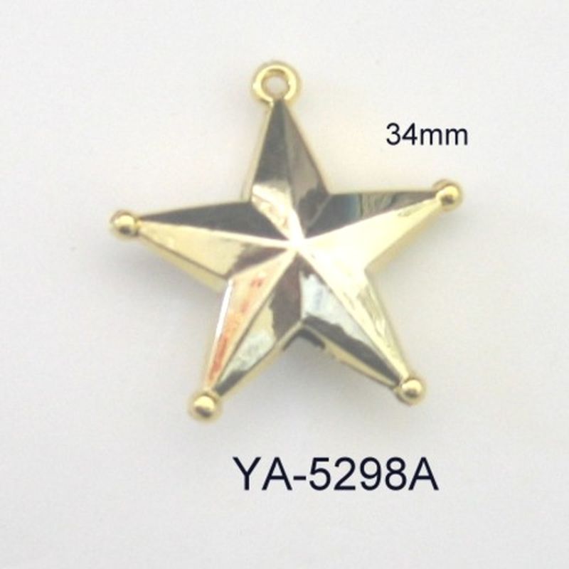 YA-5298A  34mm電鍍星星