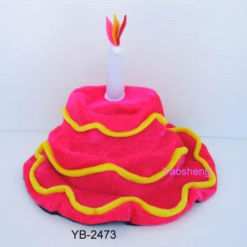 YB-2473 粉紅蛋糕帽